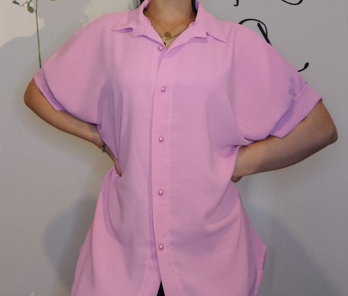 Chemise unie fluide