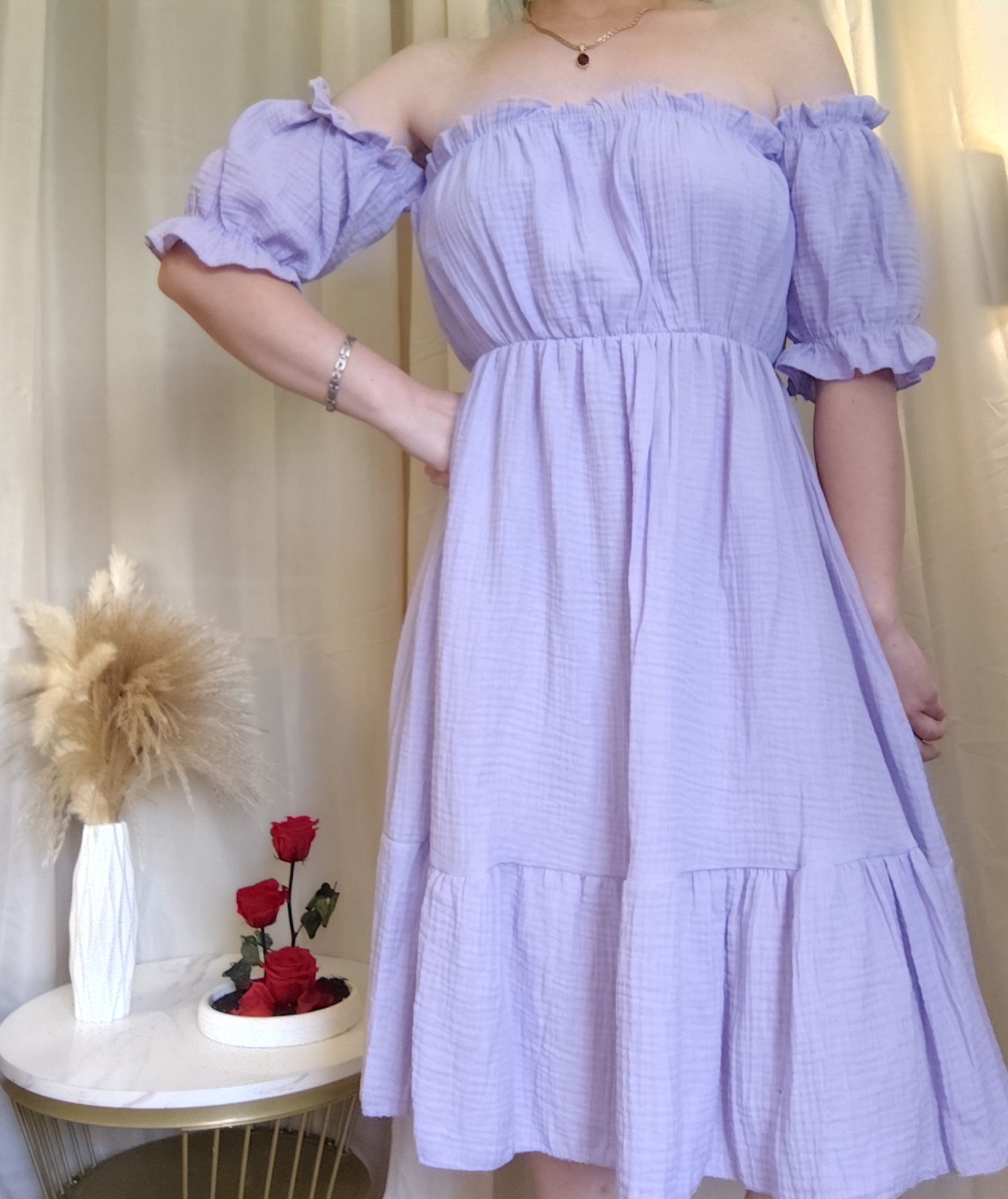 Robe gaze de coton